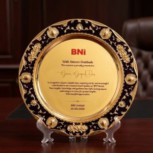 Timeless Golden Plate Memento - MM07-9.5"