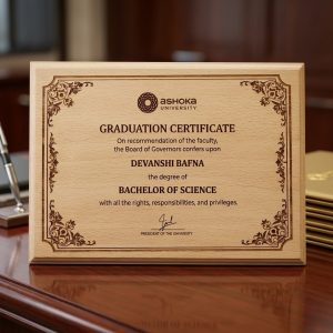 Custom Wooden Plaque Momento - MM08