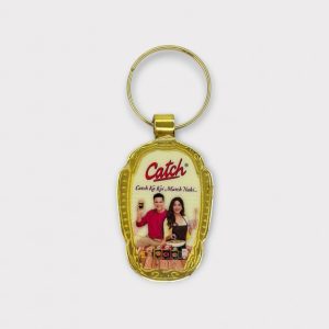 Premium Golden Meena Keychain - Golden Meena