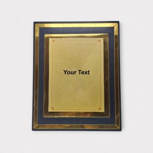 Classic Gold Plate Memento - MM12-10x8"