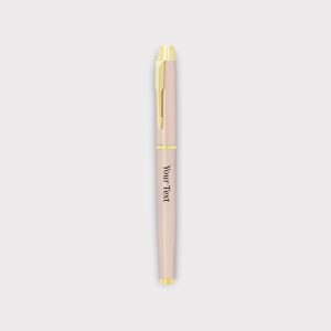 Premium Personalized Pen – Pink & Gold Design - PEN03