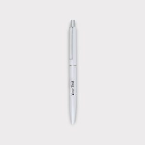 Classic White Pen with Silver Highlights - PEN09