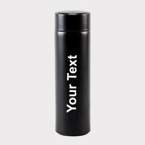 Stylish and Durable Drinking Bottle - WB09-500ml-DigiTemp-Black