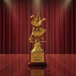 Garba Dance Excellence Trophy - TR18-9.5INCH