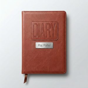 Smart Work Diary for Organized Daily Notes - DI24-BROWN CL
