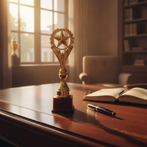 Gold Star Achievement Trophy - TR20-11INCH