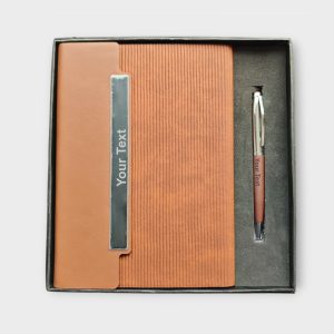 Business Pen & Diary Gift Set - GS2-16-BROWN