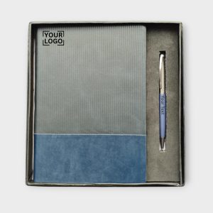 Elegant Pen with Diary Gift Set - GS2-18-BLUE