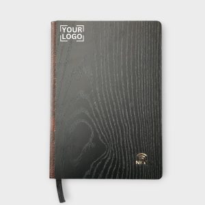 Elegant Hardcover Diary for Corporate Gifting - DI20-Black Wood NFC