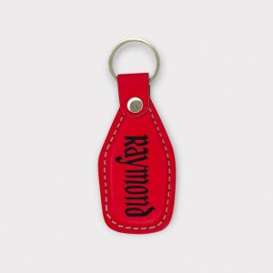 Trendy Artificial Leather Keychain