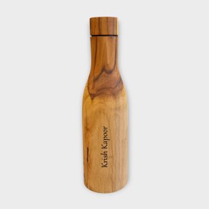 Classic Wood Finish Insulated Water Bottle - WB13-500ml-Copper+Wood
