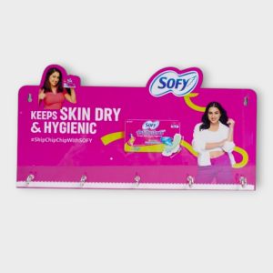 Customized Promotional MDF Key Hanger with Durable Hooks - MDF KEY HANGER