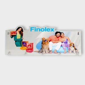 Decorative MDF Key Holder with Multiple Hooks - 351 - MDF KEY HANGER