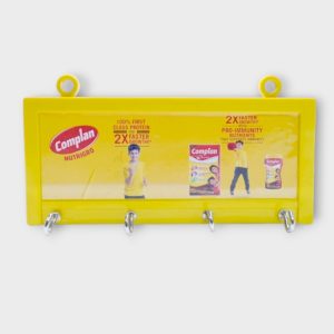 Decorative MDF Key Hanger with Printed Design - KEY HANGER