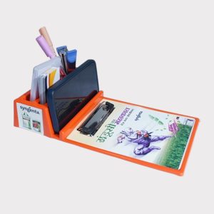 Professional Pen Stand with Clipboard Holder  - PEN STAND & CLIP BOARD
