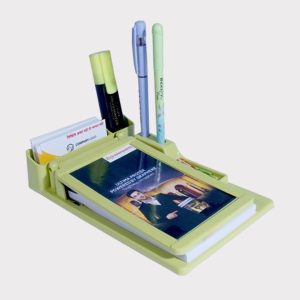 Premium Pen Stand with Clipboard Holder For Office Use - 105 - PEN STAND & CLIP BOARD