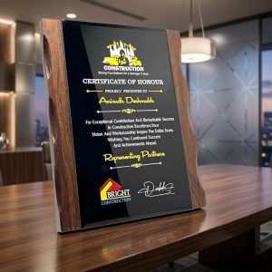 Prestige Timber Edge Certificate Plaque - MM31-8.5X10.5"