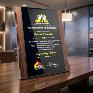 Prestige Timber Edge Certificate Plaque - MM31-8.5X10.5"